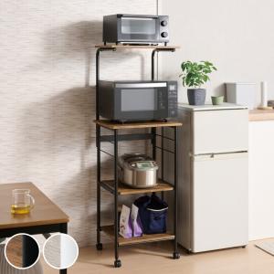 弘益 レンジワゴン 幅50cm キャスター付き Like Vintage （ レンジ台