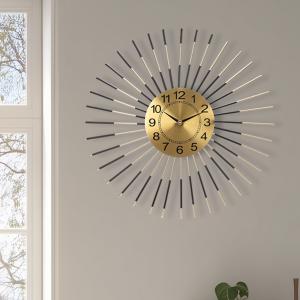 掛け時計 秒針なし 静音 スパイラルアート アプリクス 直径60cm