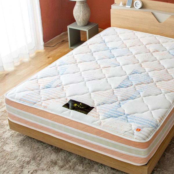 硬さの選べる マットレス クイーン 咲夜レアル サンセットオレンジ ポケットコイル （ 選べる硬さ ...