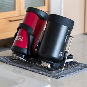 特典付き ビーワーススタイル すっきり暮らすジャグボトルスタンド ジャンボ （ 水切りラック 日本製 ステンレス 水切りかご 水切りカゴ 水切り シンク上 ）
