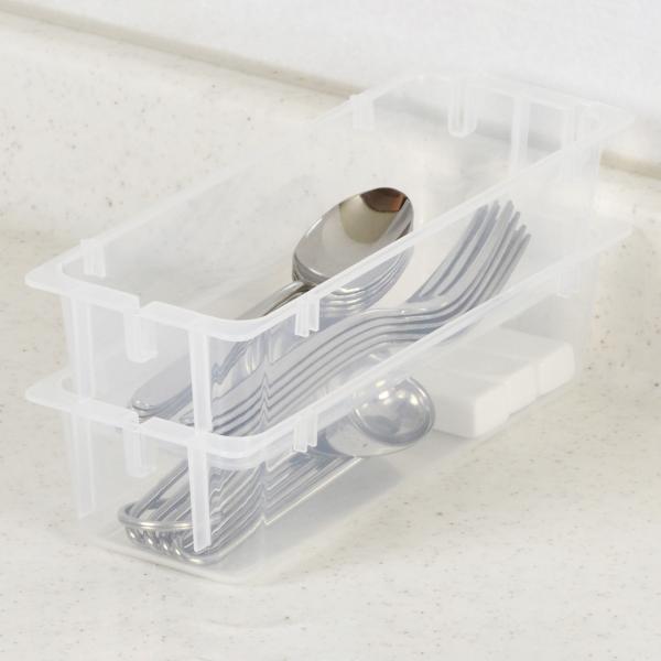 カトラリーケース コンパート スリム連結トレー S 2個組 （ 引き出し カトラリートレー カトラリ...