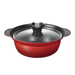 卓上鍋 21cm IH対応 ガラス蓋付き フチ付...の商品画像