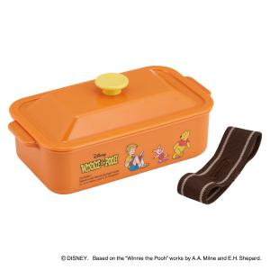 ミッキーマウス ランチボックス 1段 490ml ピンク 仕切付 レンジ対応