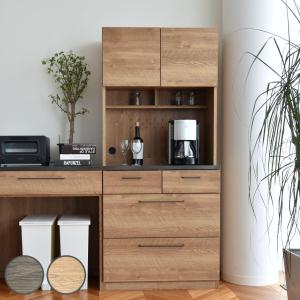 GART（ガルト） キッチンボード 幅80cm 高さ180cm 特殊鋼板 日本製