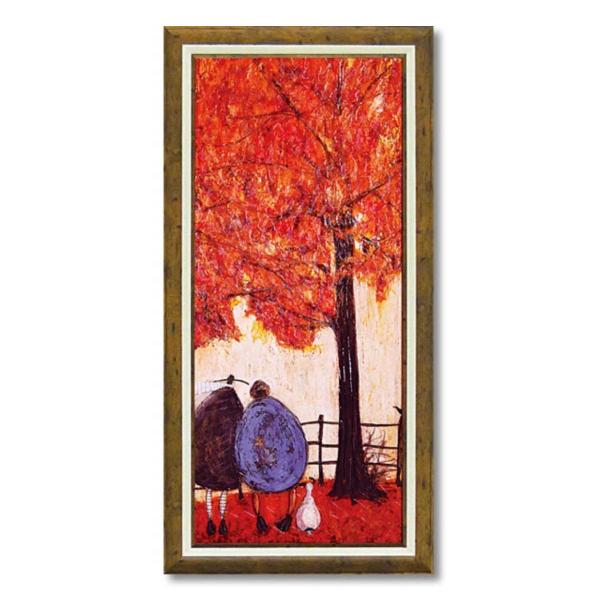 アートパネル サムトフト 『オータム』 46.5×94.5cm （ 絵画 絵 アート インテリア 額...