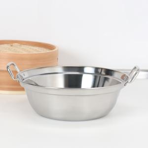 カンダ せいろ用鍋 27cm用 IH対応 ステンレス製 日本製 卓上鍋 （ ガス