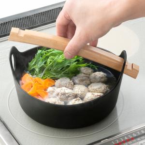 パール金属 おうち御膳 ふっ素加工IH対応ガラス蓋付すきやき鍋 28cm HB