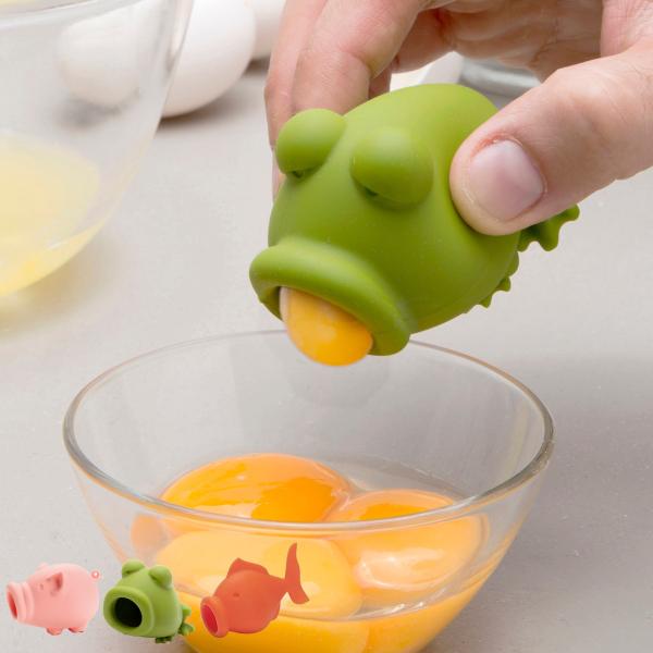 Peleg Design エッグセパレーター シリコン製 （ ペレグデザイン 卵黄分離器 黄身取り ...