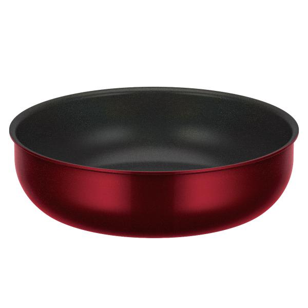 サーモス 取っ手のとれる炒め鍋 28cm IH対応 デュラブルシリーズ 着脱ハンドル式 （ ガス火対...