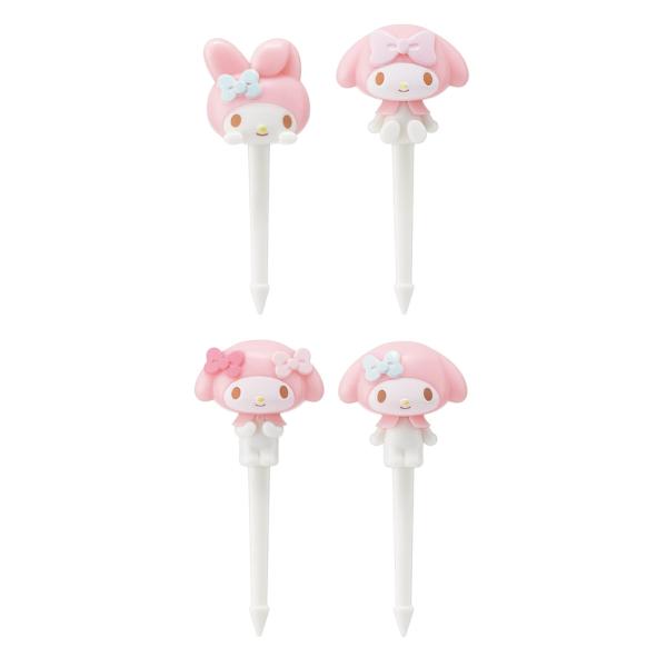 ピック 4本入り ランチピックス マイメロディ （ マイメロ ランチピック お弁当ピック お弁当 飾...