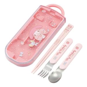 スケーター トリオセット 抗菌 箸 スプーン フォーク スライド