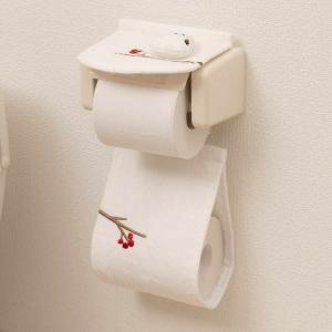 ペーパーホルダーカバー シマエナガちゃん トイレットペーパーホルダーカバー （ トイレットペーパーカバー ペーパーホルダー シマエナガ 洗濯可 ）