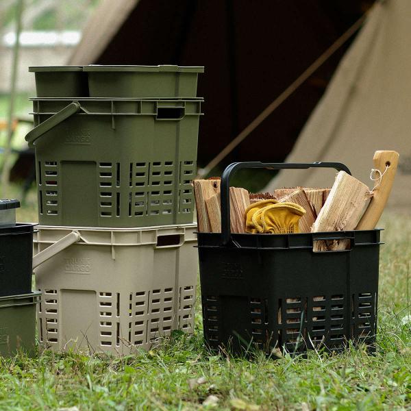 収納ボックス トランクカーゴ メッシュカーゴ 16 バスケット 幅34×奥行26.2×高さ26.5c...