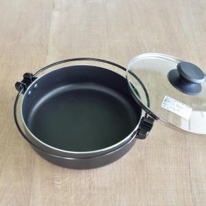 イシガキ産業 ジュニアマルチ鍋 ガラス蓋付き F-1504 ガラス蓋付アルミ