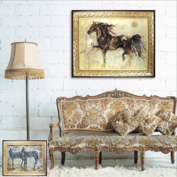 アートパネル ゴットフライド マルタ 100×80cm （ 絵画 絵 アート インテリア 額入り 壁...