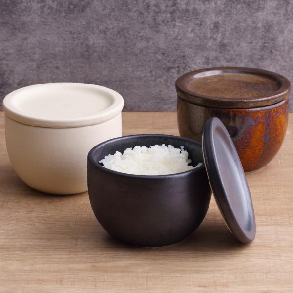 おひつ 1合 Hangout Rice container （ 陶器 日本製 電子レンジ対応 冷凍 ...