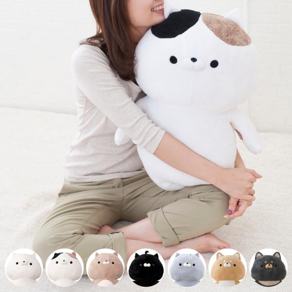 クッション おかえり園田くん HUGぐるみ （ ぬいぐるみ もちもち 動物 猫 抱き枕 癒し かわい...