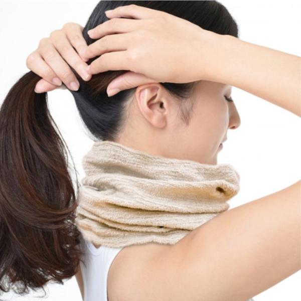 ネックウォーマー エアーかおる ネックラップ 保湿 （ レディース メンズ 薄手 スヌード あったか...