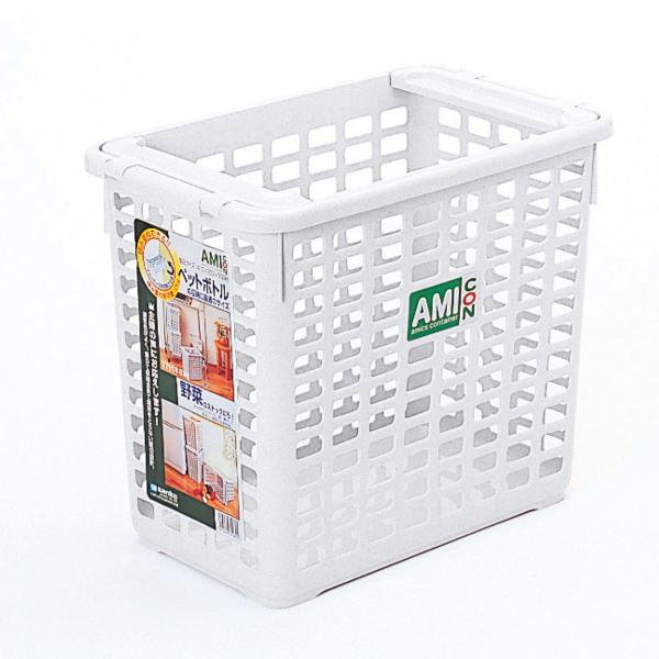 バスケット アミコン 深型 持ち手 3個セット 幅25.7×奥行41×高さ33cm （ 収納 積み重...