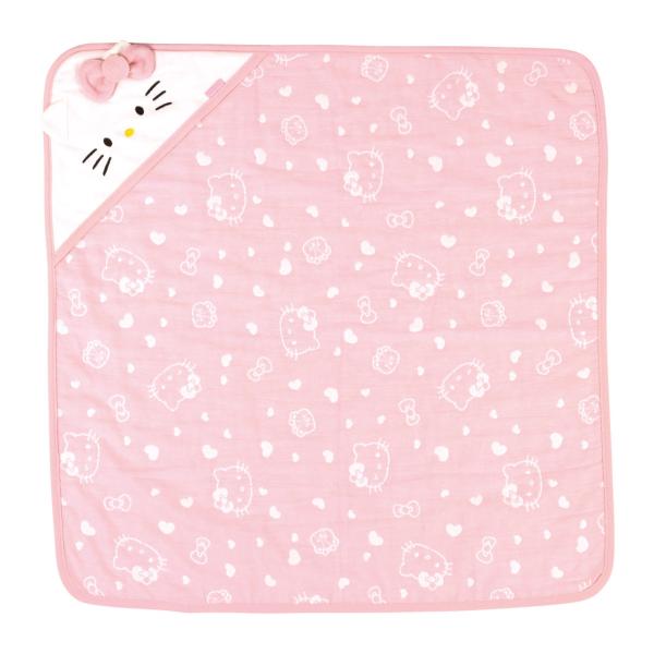 おくるみ ガーゼ 綿100％ ハローキティ （ サンリオ キティ タオルケット ブランケット ベビー...