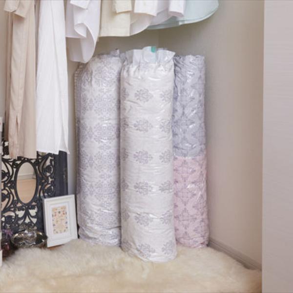 圧縮袋 手押し圧縮袋 大きな布団 横90×縦120cm （ 布団圧縮袋 ふとん 圧縮パック 布団収納...