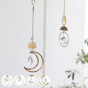 Creer インブルーム ブラス＆ガラス オーナメント 真鍮 （ サン