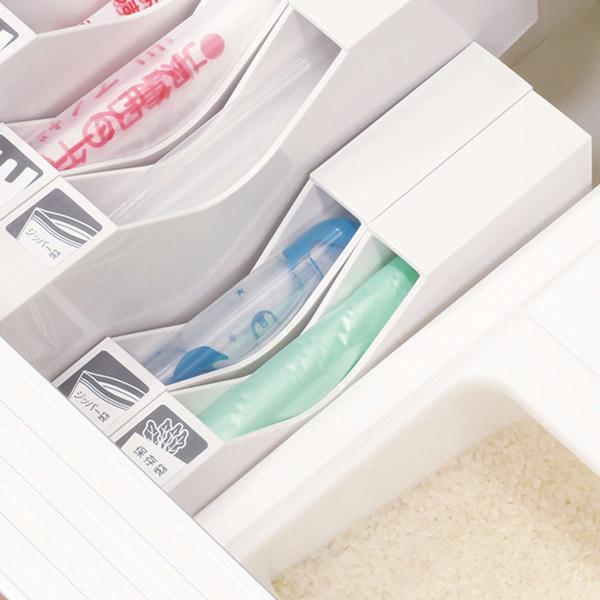 ゴミ袋 収納 アレンジフリー ゴミ袋＆保存袋ストッカー Sサイズ （ ゴミ袋ストッカー ポリ袋ストッ...