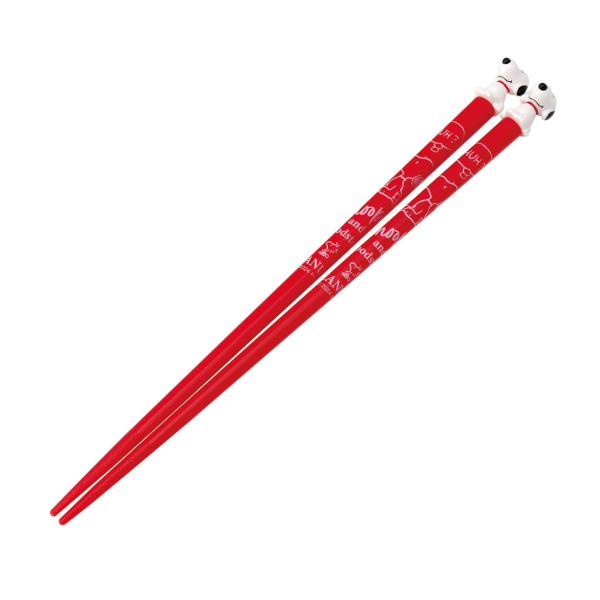 箸 マスコット付アクリル箸 SNOOPY （ スヌーピー お箸 21cm キャラクター かわいい す...