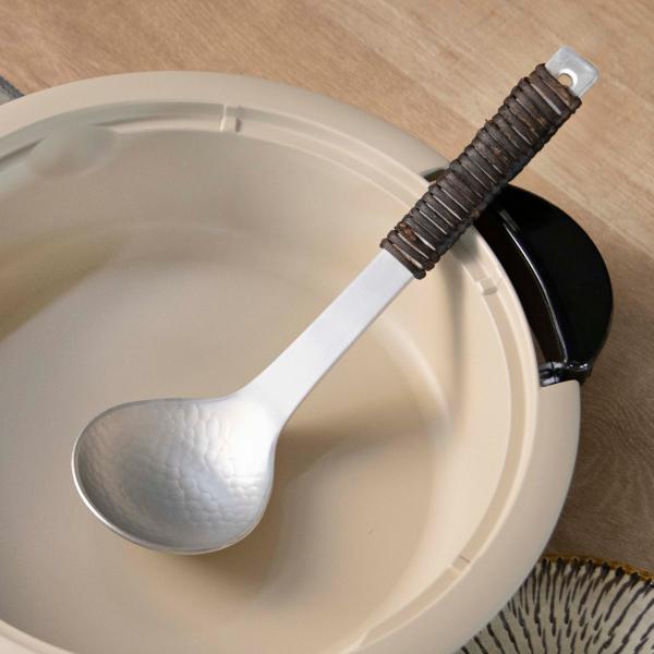 工房アイザワ アルミニウム アケビ巻お玉 大 （ aizawa お玉 お玉杓子 レードル 穴なし 日...