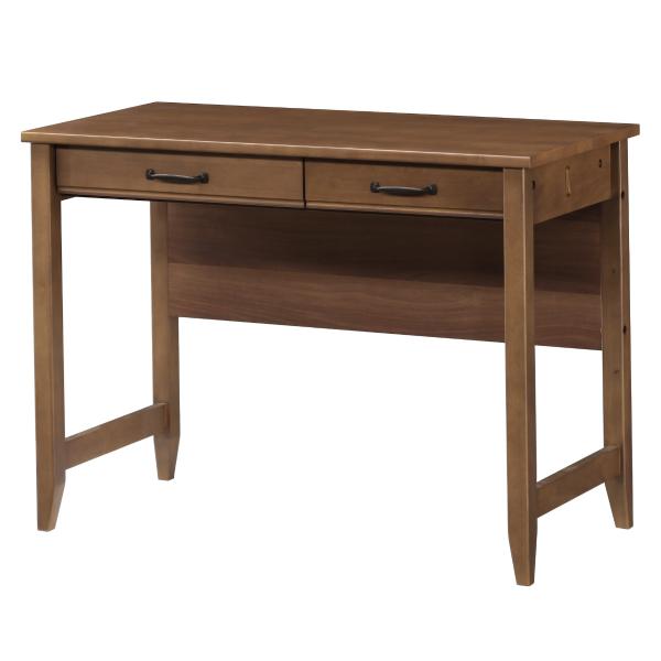 学習机 幅100cm 引出し付 トライR （ デスク 学習デスク 机 勉強机 木製 天然木 引き出し...