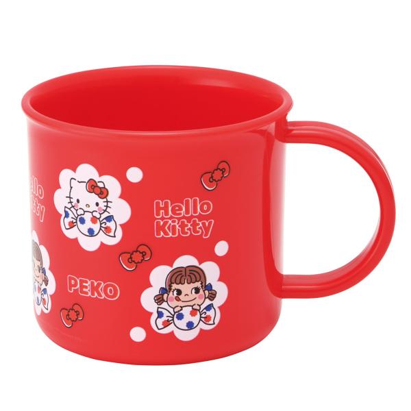 コップ 200ml 抗菌食洗機対応プラコップ PEKO×キティ （ プラコップ 抗菌 耐熱 食洗機対...