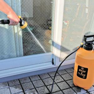 水圧クリーナー 持ち運びできる 7L ウォッシュ＆クリーンEX 道具 清掃 電源不要 ポンプ式 （ コードレス 玄関掃除 ベランダ 洗車 掃除 ）