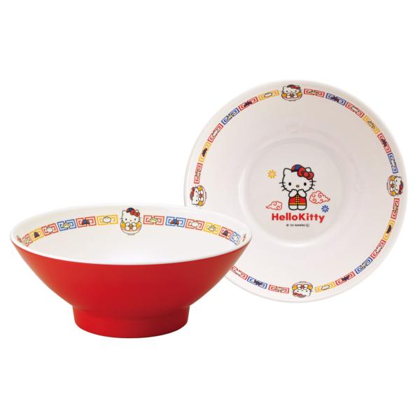 メラミン ラーメン鉢 ハローキティ （ 食洗機対応 キティ キャラクター サンリオ ボウル 鉢 丼物...