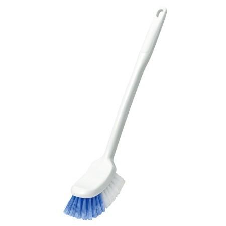 バスブラシ サッとる ミドルバス洗いブラシ （ お風呂掃除 バス ブラシ 柄付き 長さ42cm ダブ...