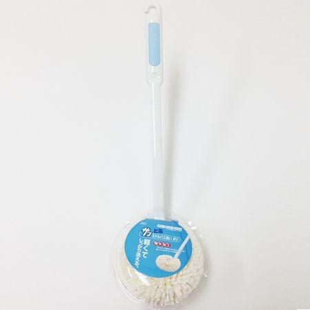 バススポンジ サッとる ミドルバス洗い ポリ （ お風呂掃除 バス ブラシ スポンジ 柄付き 長さ4...