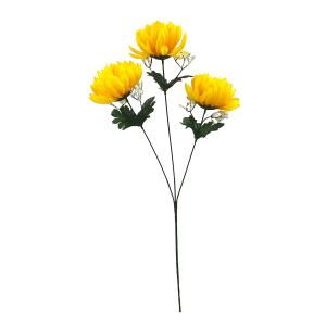 造花 サンツキキク 大 ホワイト イエロー パー...の商品画像