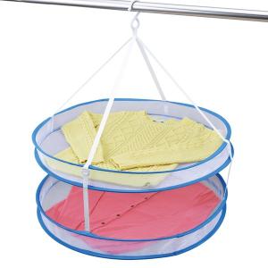 洗濯ハンガー 物干しネット 2段 ( 物干ネット 洗濯用品...