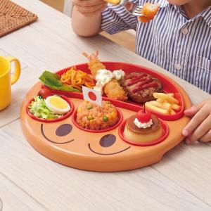 ランチプレート　フェイスランチ皿　お子様ランチ　アンパンマン　子供用　キャラクター （ お皿 プレート 子供用食器 ベビー食器 ）