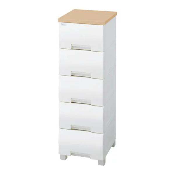 チェスト フィッツプラス 5段 幅35×奥行41×高さ105cm F3505 メープル （ タンス ...