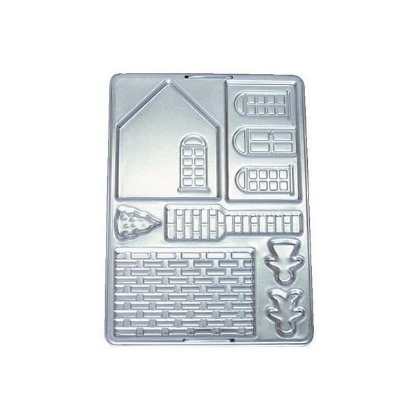 クッキー型 抜き型 ビクトリアハウス お菓子の家 スチール （ クッキーカッター 製菓グッズ 抜型 ...