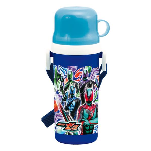 水筒 500ml 仮面ライダーゼッツ コップ付直飲みプラボトル （ 仮面ライダー 食洗機対応 プラボ...