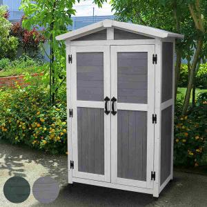 物置 三角屋根収納庫 木製 ( 屋外 屋外物置 ...の商品画像