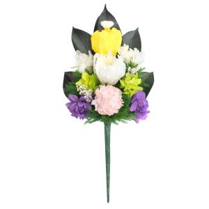 仏花 供え花 プリザーブド仏花 麗蘭 小 プリザーブドフラワー （ 造花 ブリザードフラワー 枯れない 仏壇 お供え 花 フェイクフラワー 日本製 ）