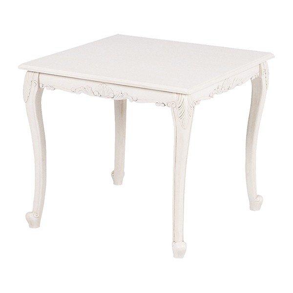 ダイニングテーブル ヴィオレッタ 80cm角 ホワイト （ ダイニング テーブル ダイニング用 食卓...