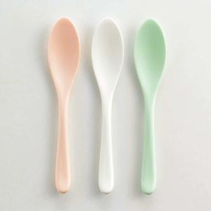 ❤︎ Healthy Beauty ❤︎2種：3個セット：専用スプーン付き スプーン なめらかヨーグルトスプーン 3本入り プラスチック （ 食洗機