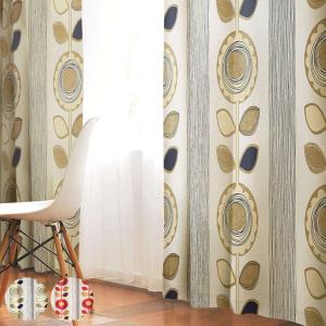 スミノエ カーテン 遮光2級 サンフラワー 100×135cm ウォッシャブル