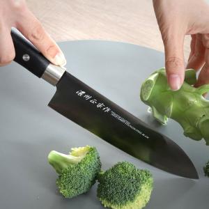 三徳包丁 17cm チタンコーティング 濃州正宗 日本製 （ 包丁 万能包丁 料理包丁 分化包丁 ）