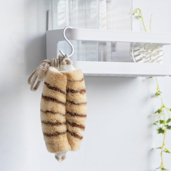 亀の子束子西尾商店 ボディたわし ひも付 タムラさん やわらかい （ ボディブラシ ブラシ たわし ...