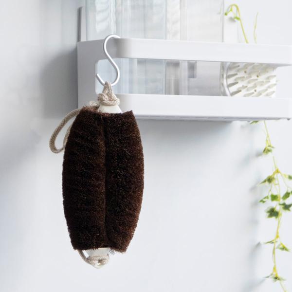 亀の子束子西尾商店 ボディたわし ひも付 ナリタくん ややかため （ ボディブラシ ブラシ たわし ...