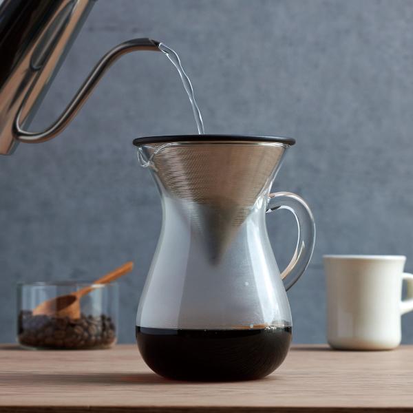 キントー コーヒーメーカー 300ml 2杯用 カラフェセット SLOW COFFEE STYLE ...